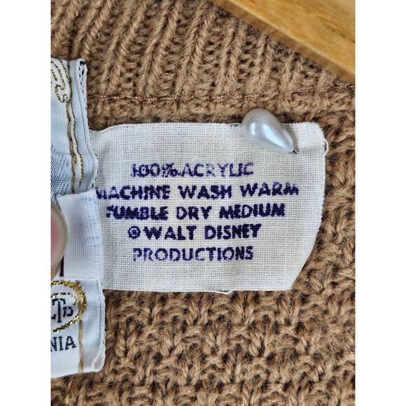 KENNINGTON CALIFORNIA VINTAGE 70'S UNISEX MICKEY BROWN KNIT SWEATER VEST SIZE L - Picture 7 of 7